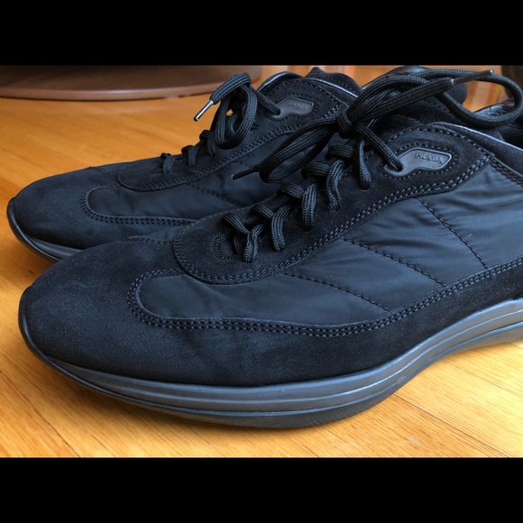 Prada Other - Prada black suede sport shoes